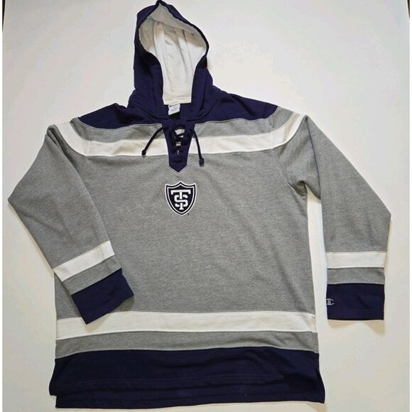 University of St. Thomas Tommies Hockey CHAMPION Lacer Sweatshirt XXL TOMMIES US - Picture 1 of 7